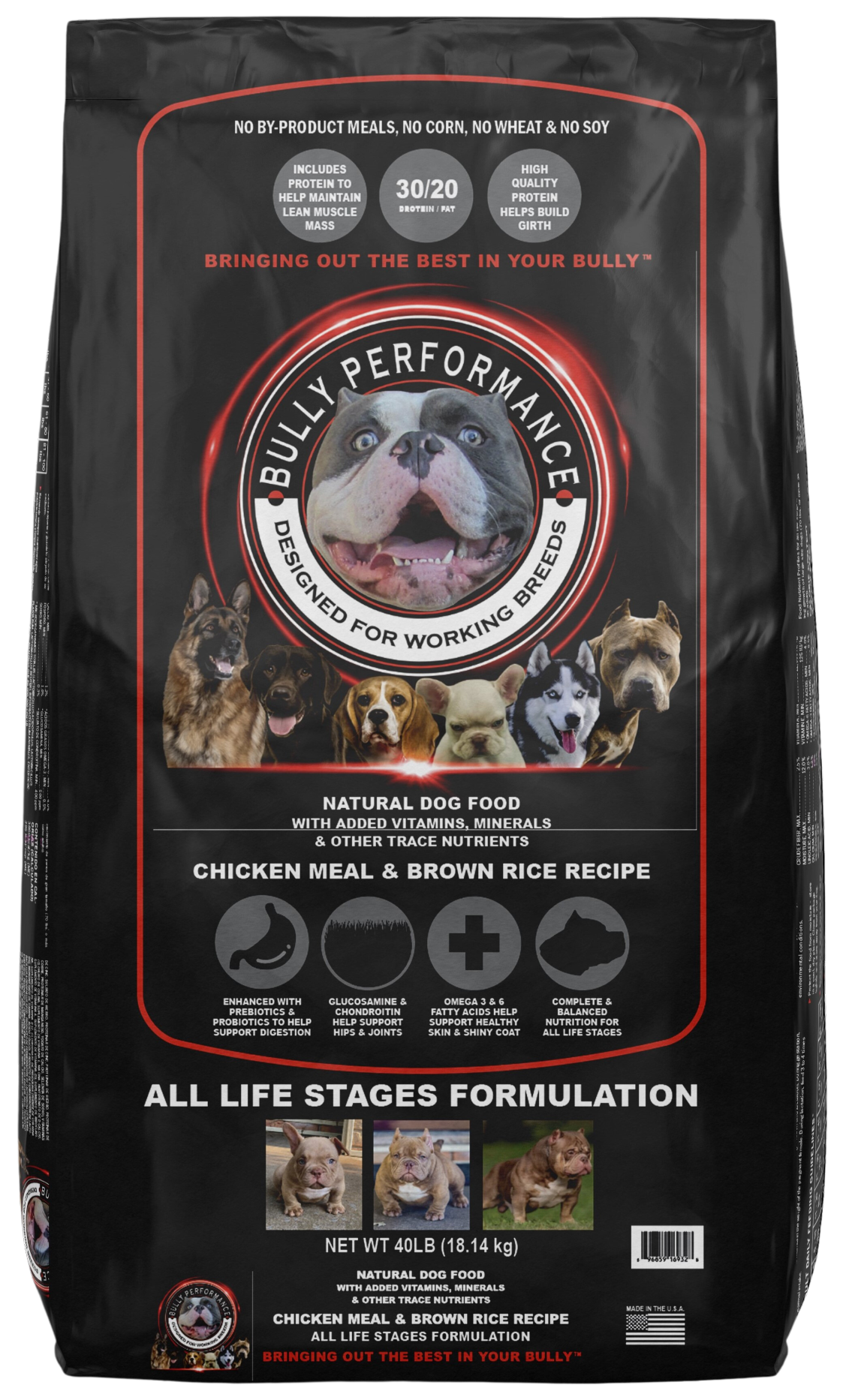 Bully Performance Natural Dog Food