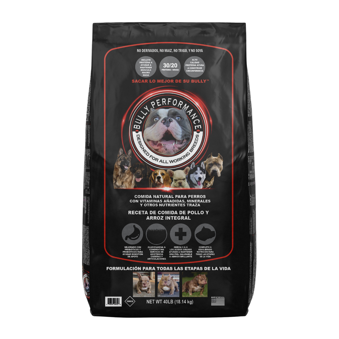 Bully Performance Natural Dog Food