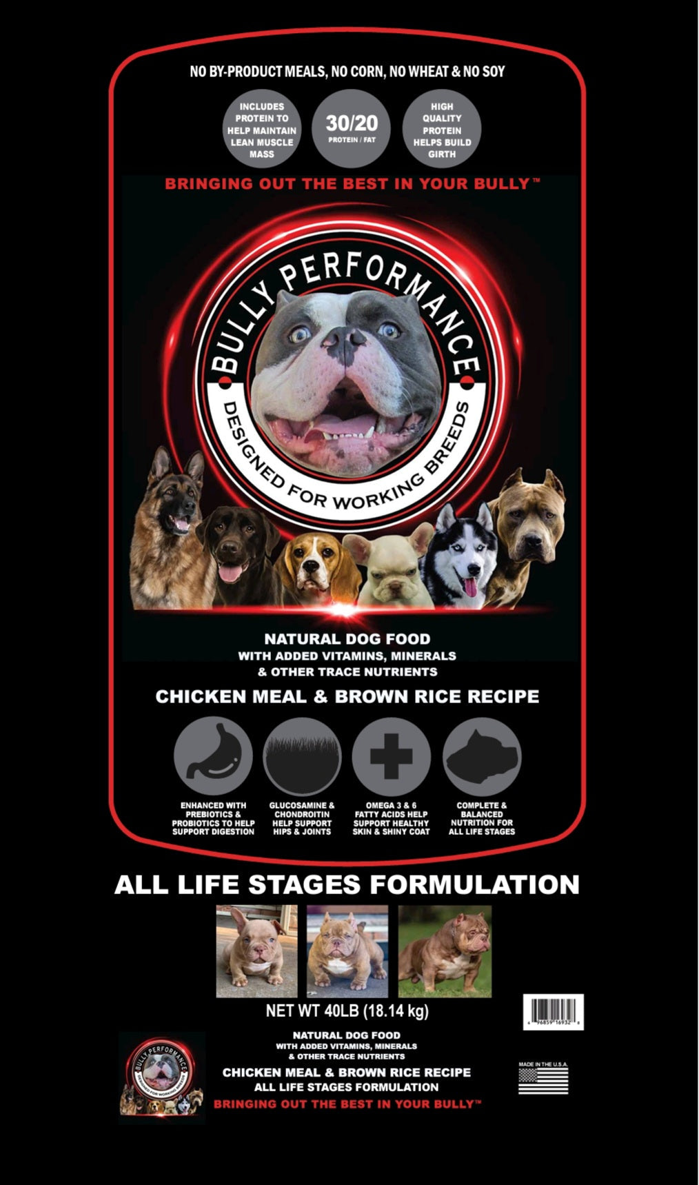 Bully Performance Natural Dog Food